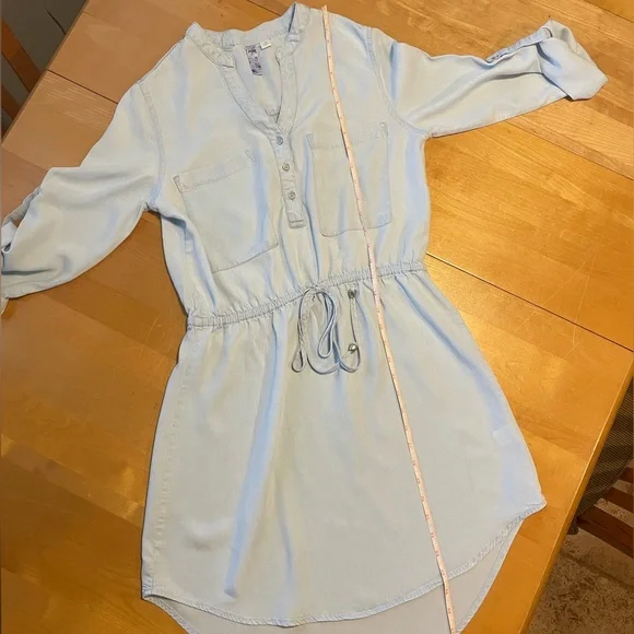 Alya Light blue Midi Dress Size Medium - Picture 10 of 12